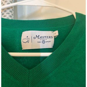 Masters Green Tory Sport V Neck Sweater Small